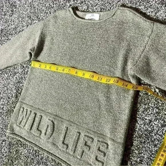 Zara Boys Knit Collection Sweater Wild Life Beige Size 7 Or 122cm - Picture 3 of 8